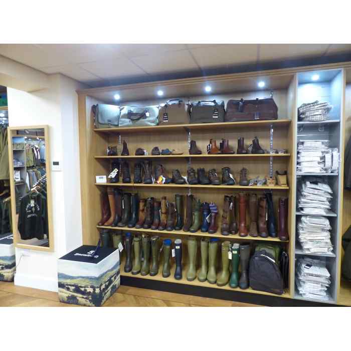 The new dudicated footwear department.  